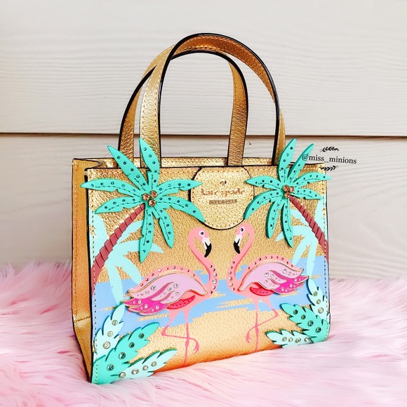 Kate Spade Flamingo Sam Bag - Picture 3 of 8